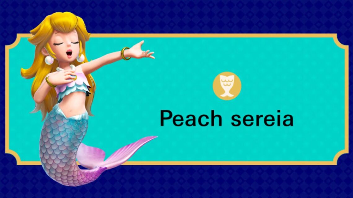 Princess Peach Showtime revela poderes magicos da Peach Sereia