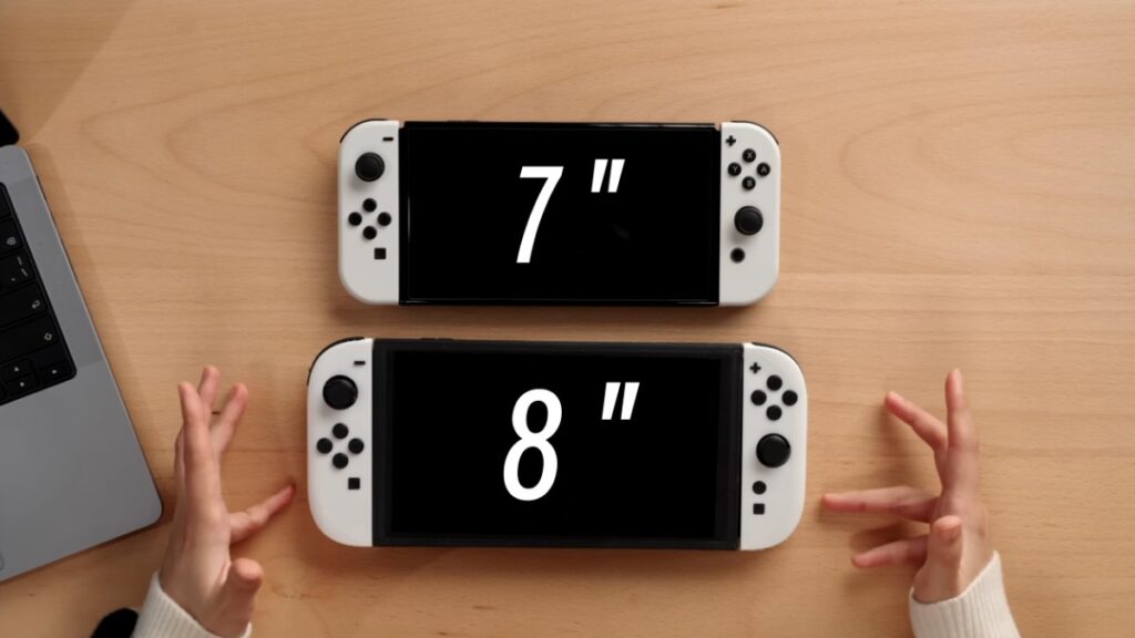 Nintendo Switch 2 Modelo 3d Comparativo Switch OLED