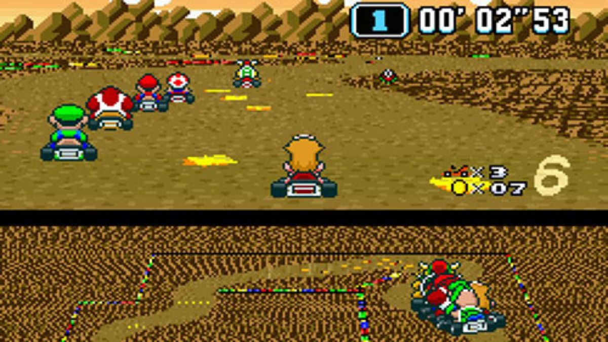 Jogos que nasceram no Super Nintendo e viraram franquias gigantescas 2 Super Mario Kart snes