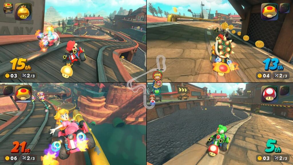 Como desbloquear todos os veículos de Mario Kart World facilmente 3 mario kart world multiplayer local